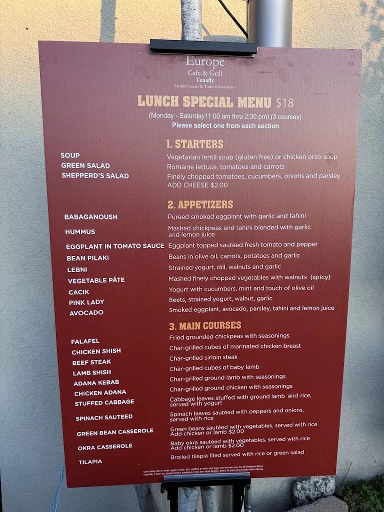 Menu_Europe Café & Grill_Tenafly, NJ_image_old_1