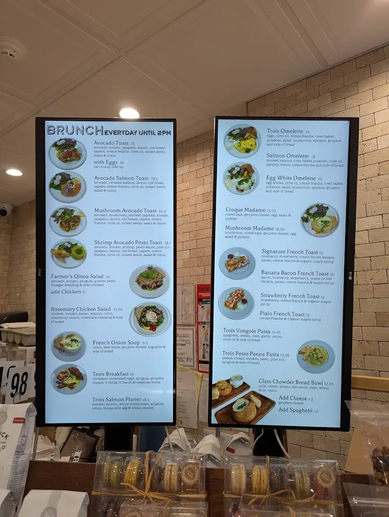 Menu_Cafe Trois_Tenafly, NJ_image_old_1