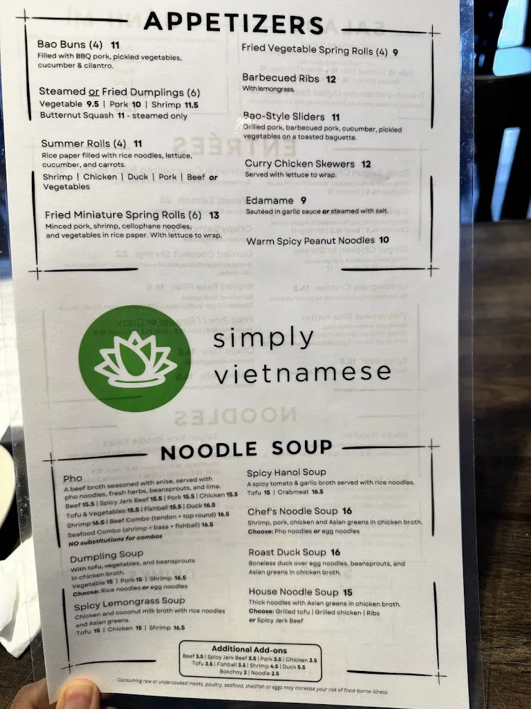 Menu_Simply Vietnamese_Tenafly, NJ_image_old_2