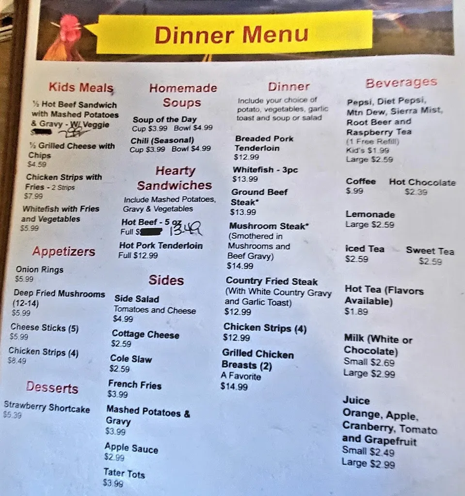 Menu_Rise and Shine_Niles, MI_image_old_1