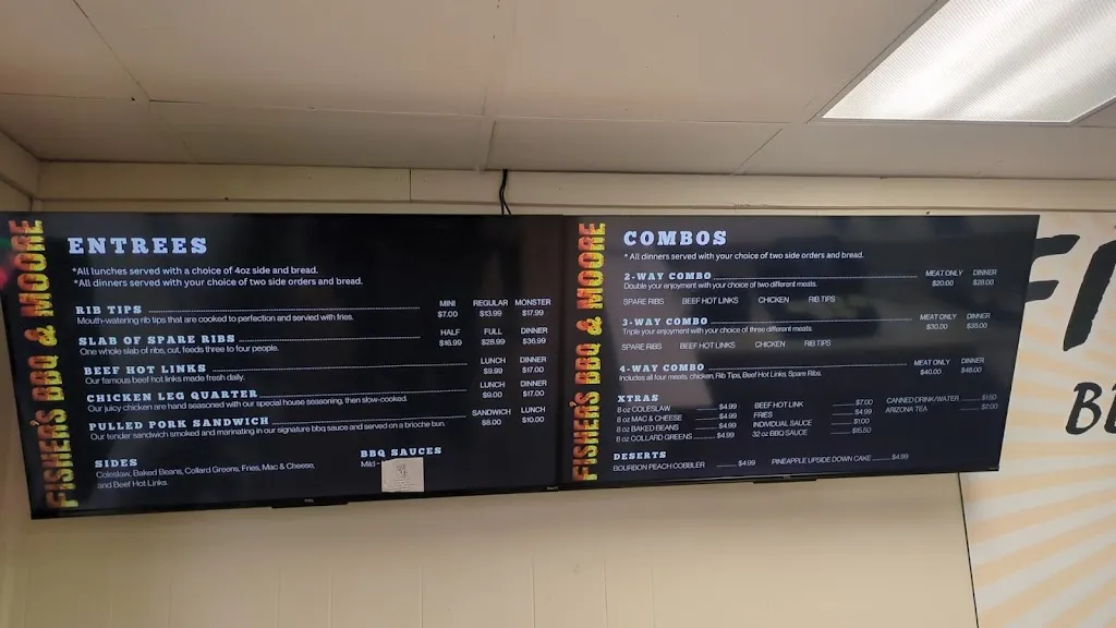 Menu_Fisher's BBQ & Moore_Niles, MI_image_old_3