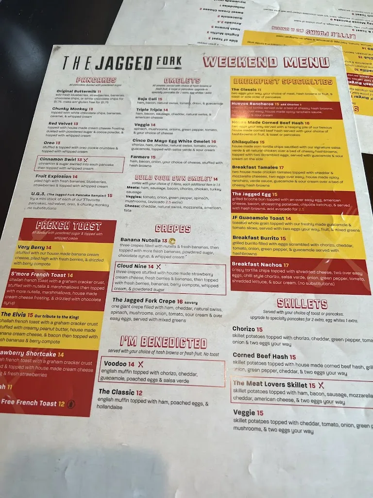 Menu_The Jagged Fork_West Bloomfield Township, MI_image_old_2
