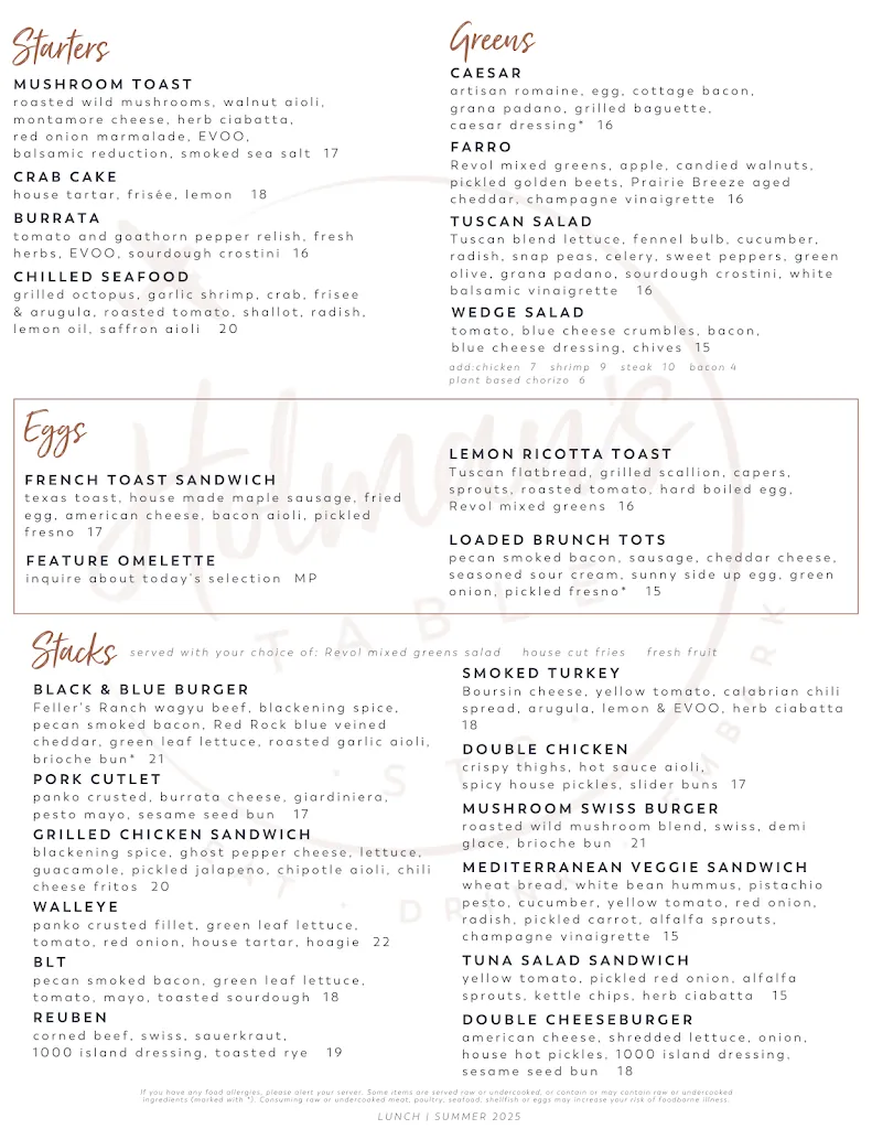 Menu_Holman's Table_St Paul, MN_image_old_2