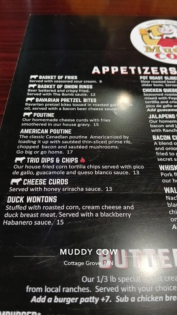 Menu_Muddy Cow - Cottage Grove_Cottage Grove, MN_image_old_2