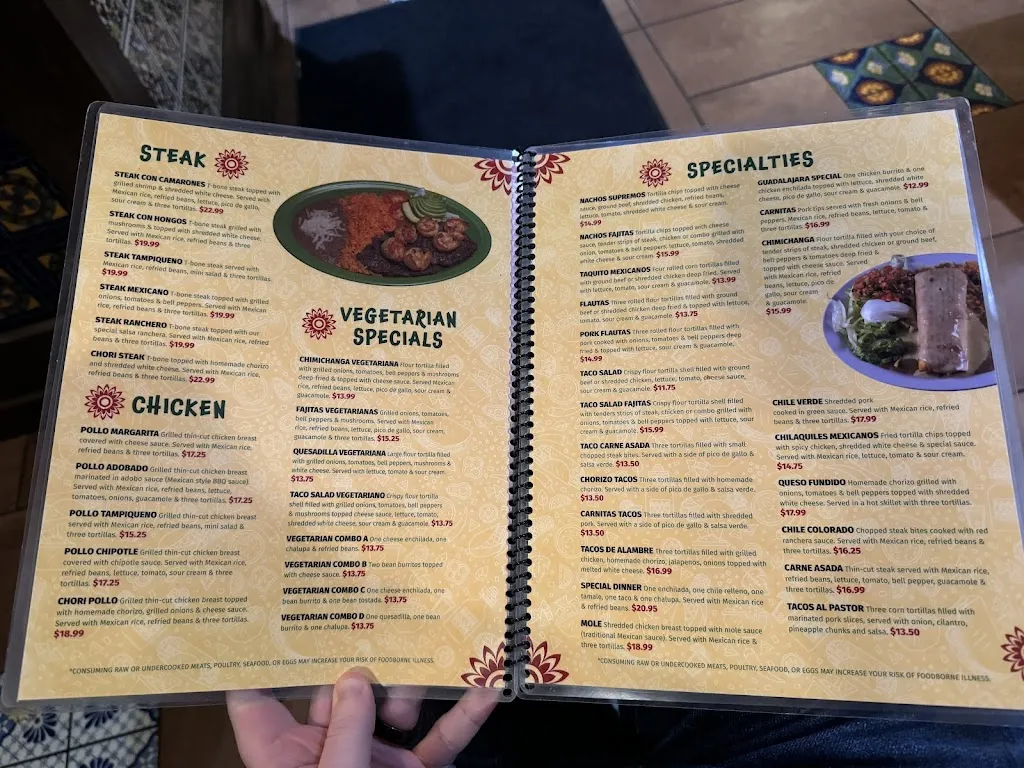 Menu_Las Margaritas Mexican Restaurant of Cottage Grove_Cottage Grove, MN_image_old_2