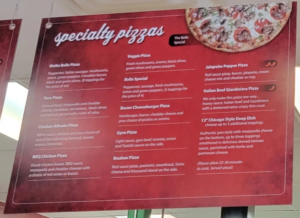 Menu_Bella Pizza_Cottage Grove, MN_image_old_1