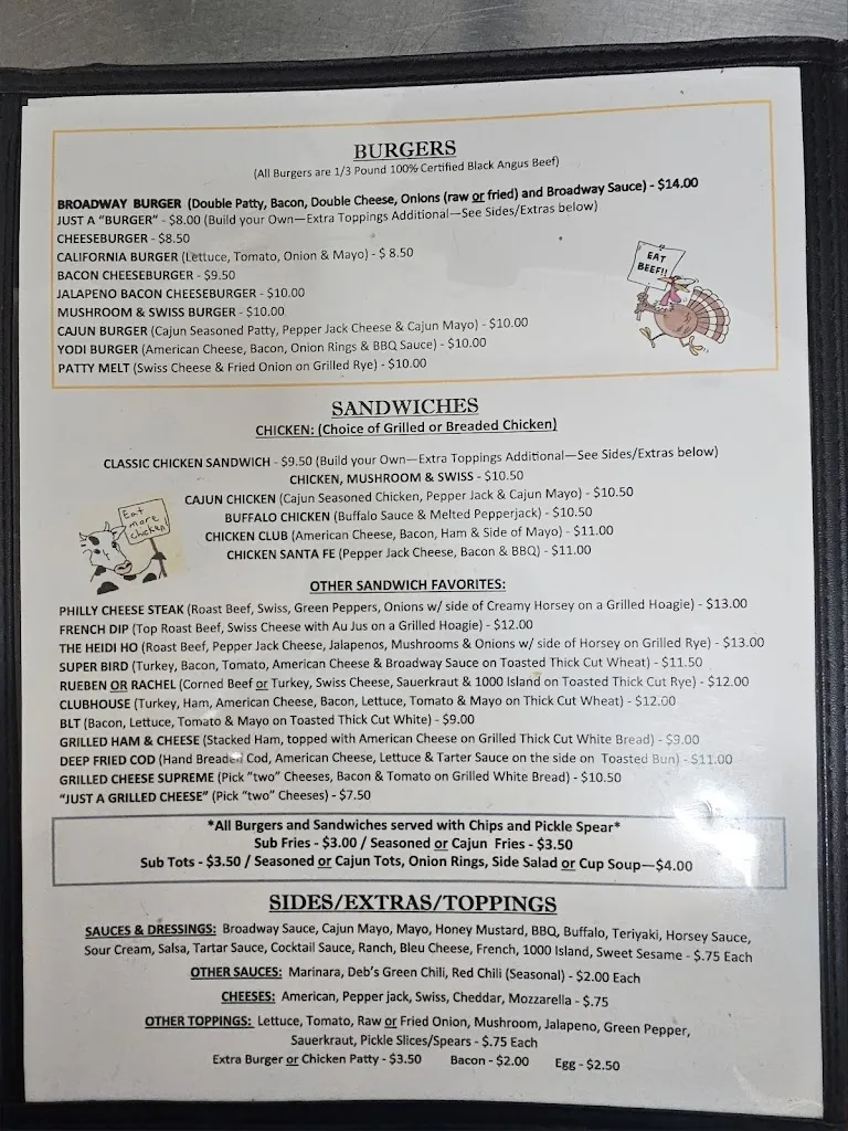 Broadway Bar & Grill_St Paul Park, MN_menu_bild_2