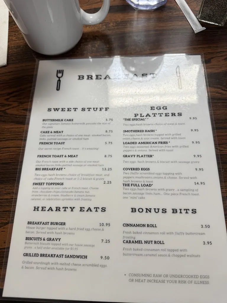 Menu_B & B_Albert Lea, MN_image_old_1