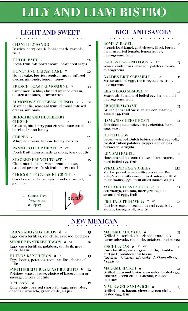 Menu_Lily and Liam Bistro_Rio Rancho, NM_image_old_2