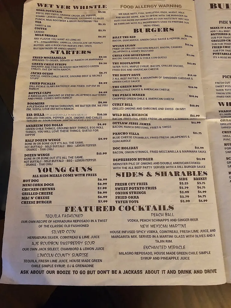 Menu_Anaheim Jacks_Ruidoso, NM_image_old_3