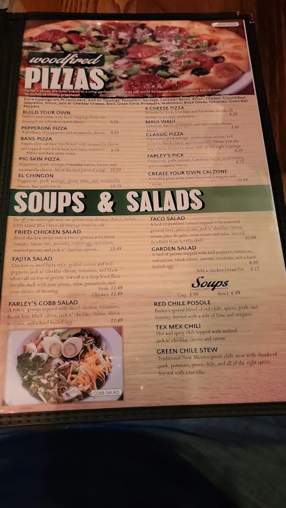 Menu_Farley's Food Fun & Pub_Ruidoso, NM_image_old_2