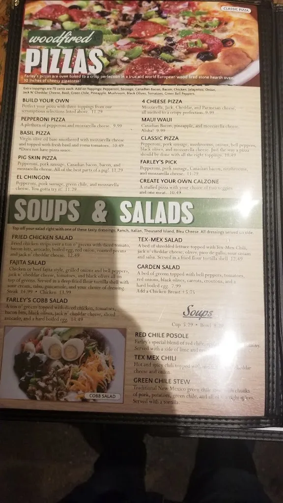 Menu_Farley's Food Fun & Pub_Ruidoso, NM_image_old_3