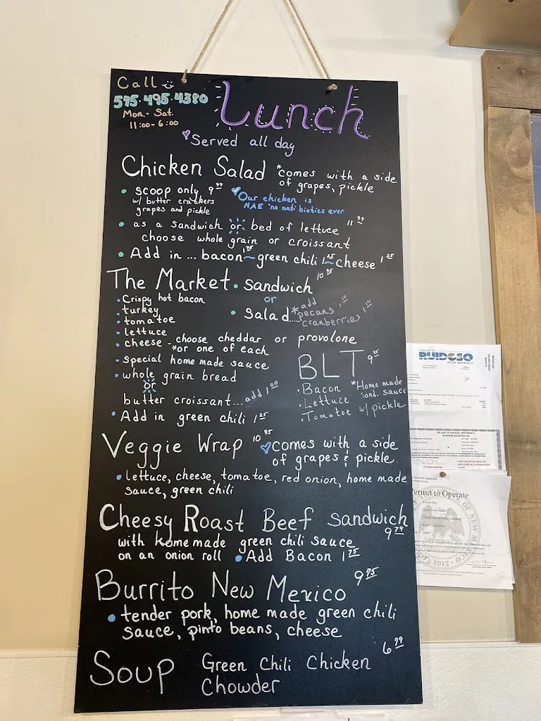Menu_Cedar Creek Mrkt. Sandwiches soup homemade cookies gifts_Ruidoso, NM_image_old_1