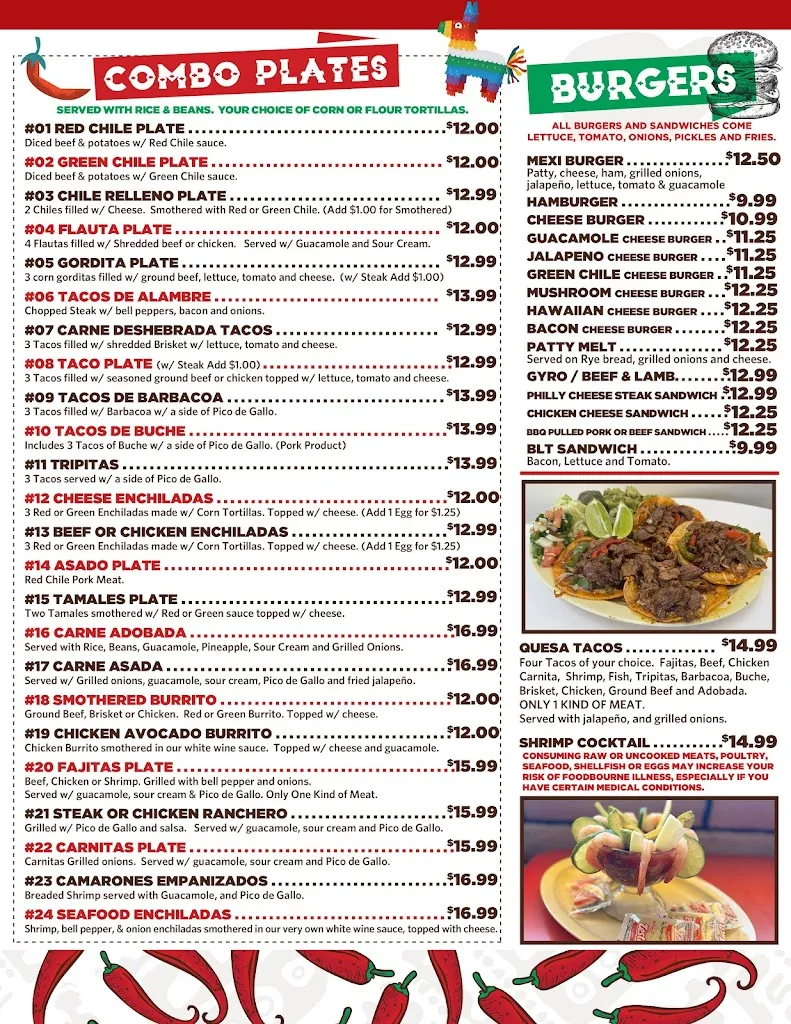 Menu_La Hacienda Mexican Restaurant_Ruidoso, NM_image_old_1