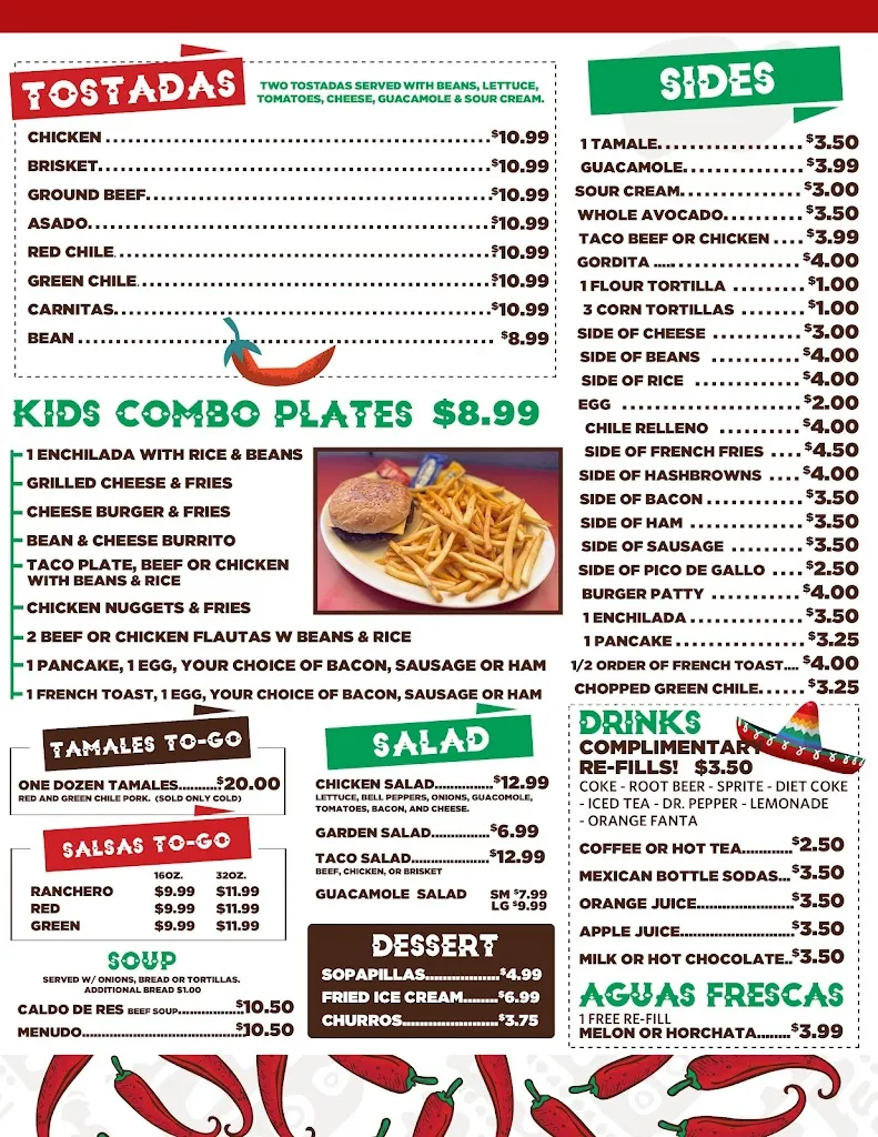 Menu_La Hacienda Mexican Restaurant_Ruidoso, NM_image_old_3