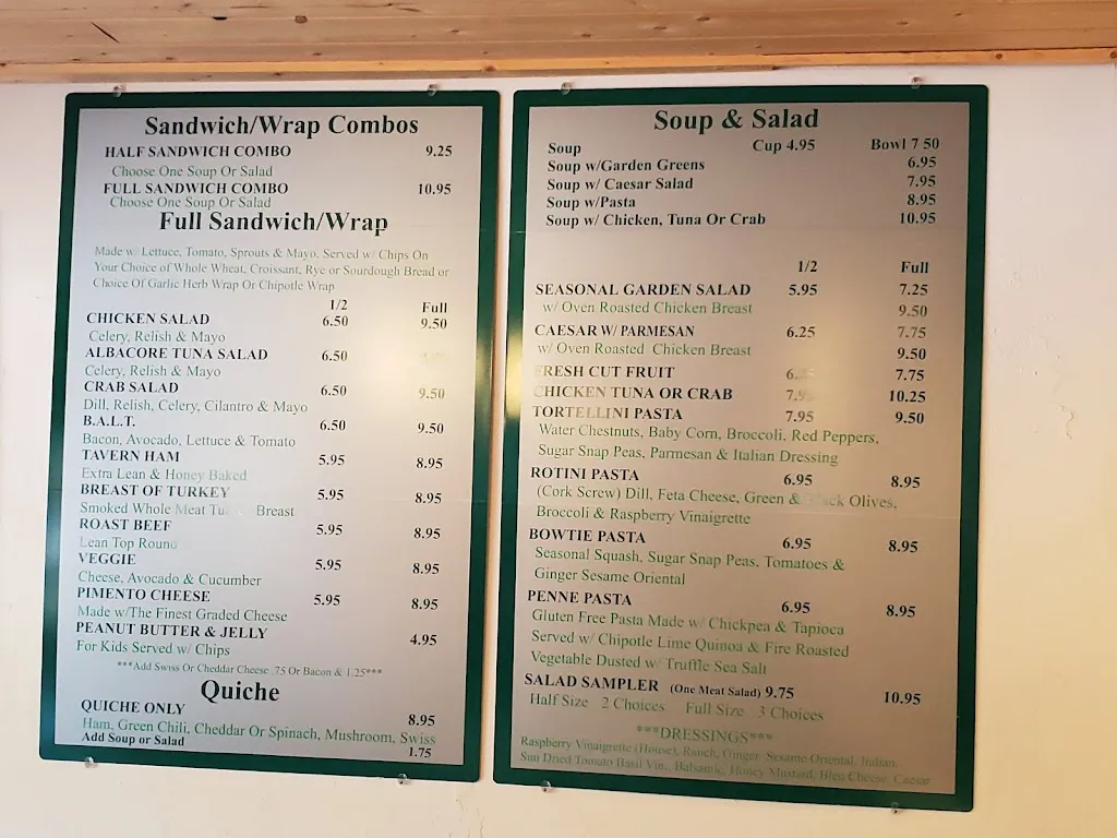 Menu_The Village Buttery_Ruidoso, NM_image_old_1