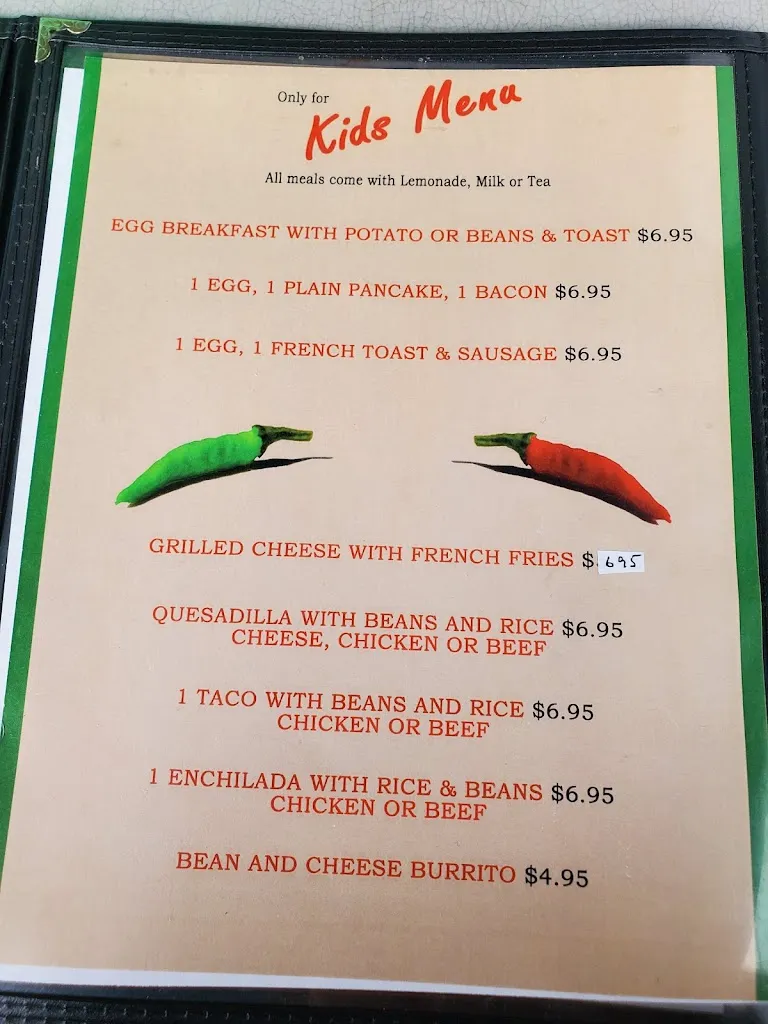 Menu_Pena's Place_Ruidoso, NM_image_old_3