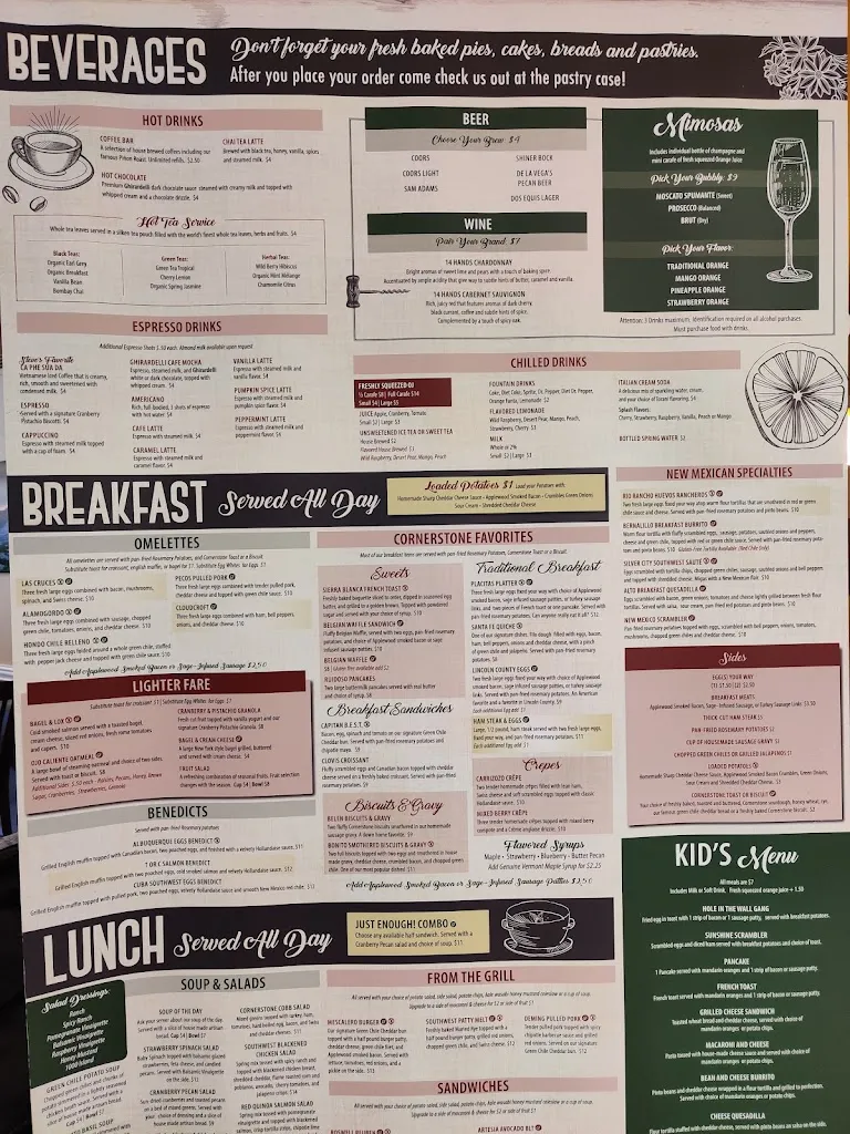Menu_The Cornerstone Bakery & Cafe_Ruidoso, NM_image_old_3