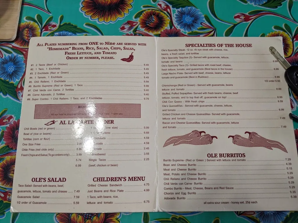 Ole Taco restaurant à Ruidoso, NM