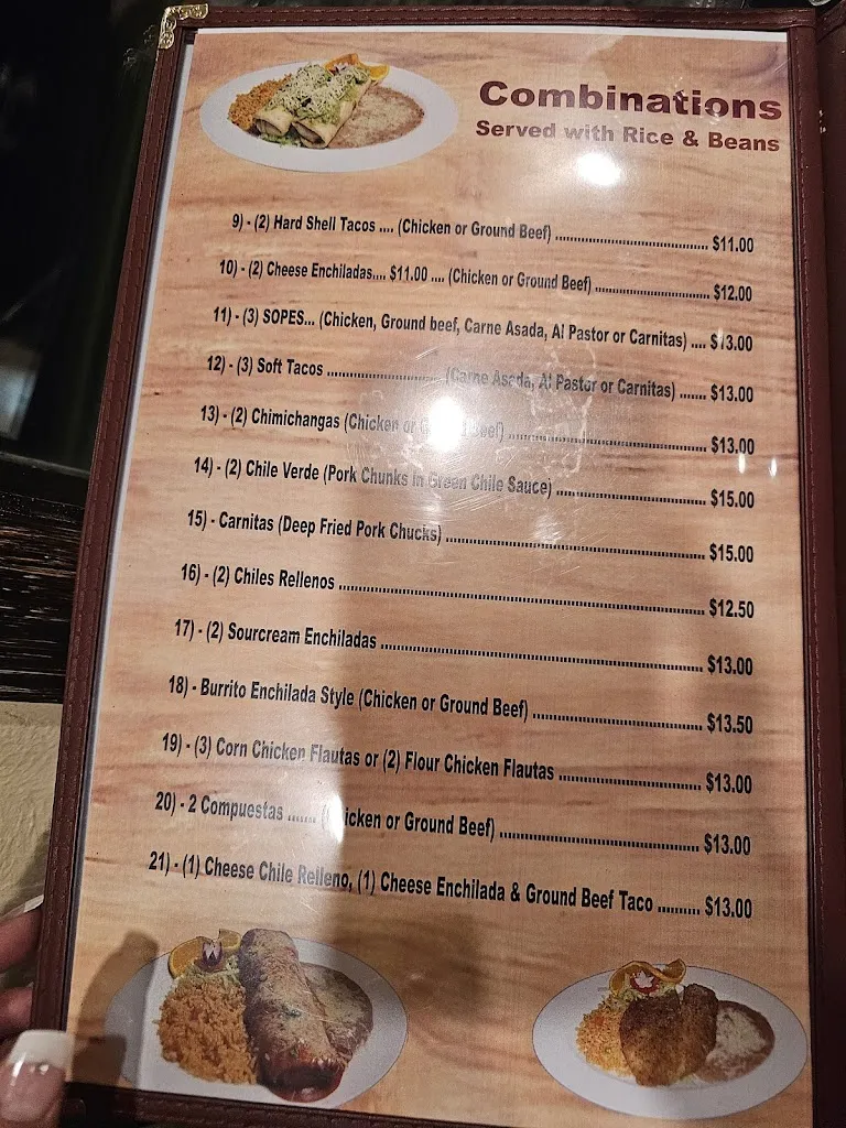 Menu_La Carreta Mexican Restaurant_Ruidoso, NM_image_old_2