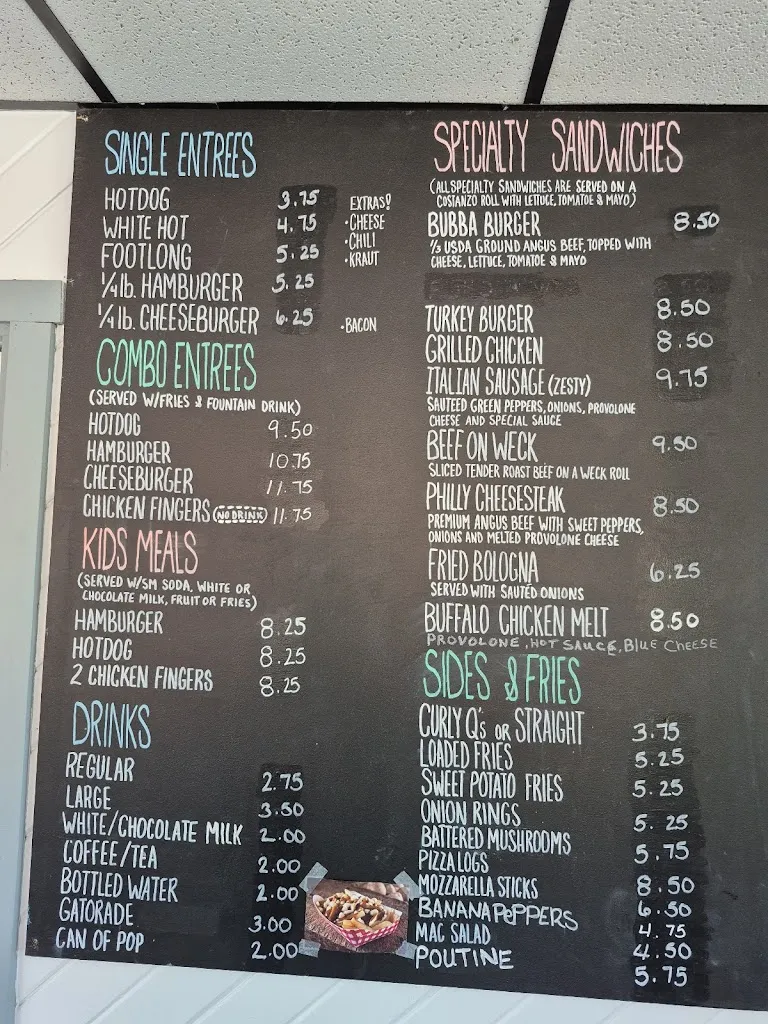 Menu_Bubbaloos_Clarence, NY_image_old_1