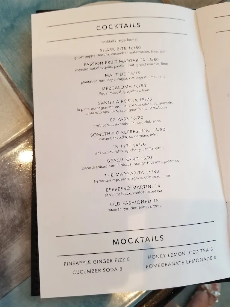 Menu_The Rooftop at The Rockaway Hotel_Queens, NY_image_old_2