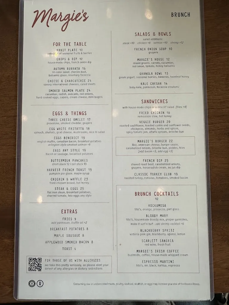 Menu_Margie's_Queens, NY_image_old_2