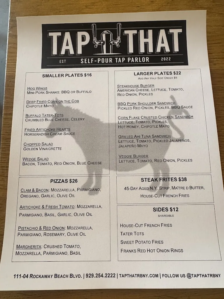 Menu_Tap That_Rockaway Park, NY_image_old_2