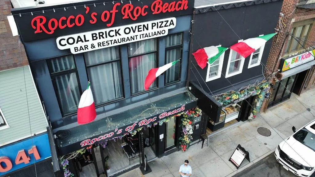 Rocco’s Of Roc Beach Coal Oven Pizza restaurant in Rockaway Park, NY