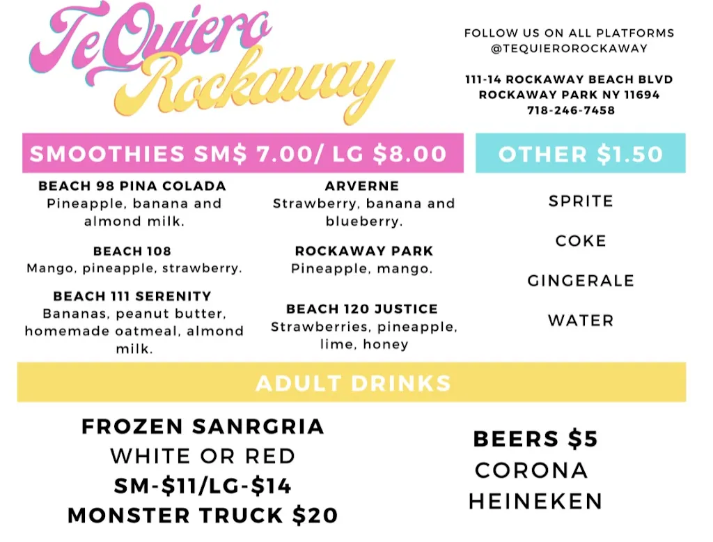 Menu_Te Quiero_Rockaway Park, NY_image_old_3