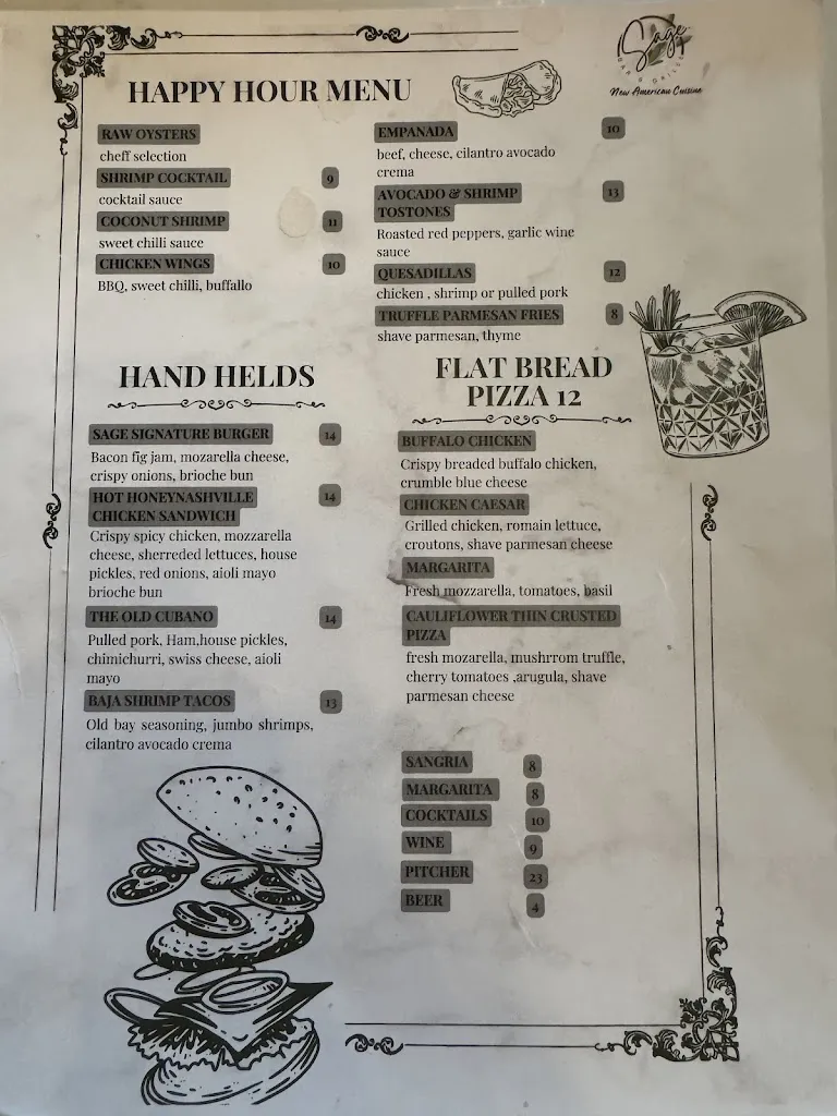 Menu_Sage Bar And Grille_Blauvelt, NY_image_old_1