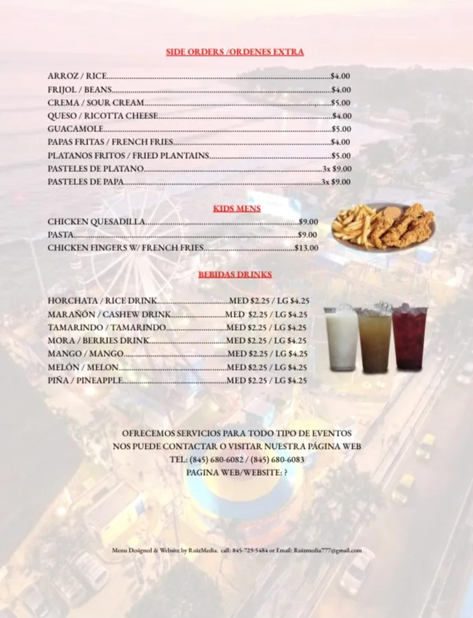 Menu_Sillon centroamericano_Blauvelt, NY_image_old_3