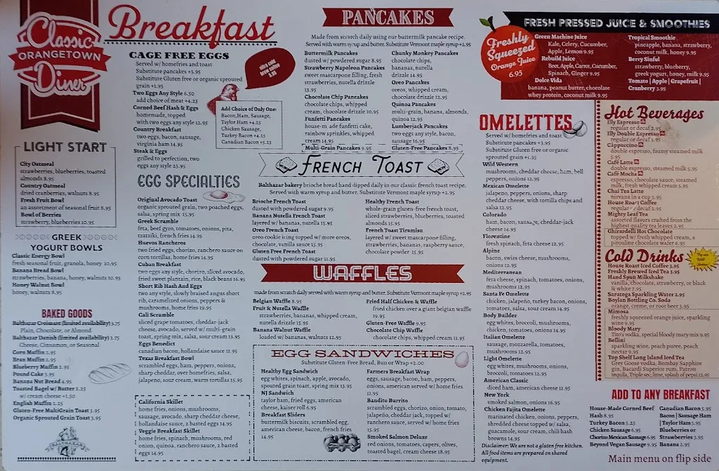Menu_Orangetown Classic Diner_Orangeburg, NY_image_old_2