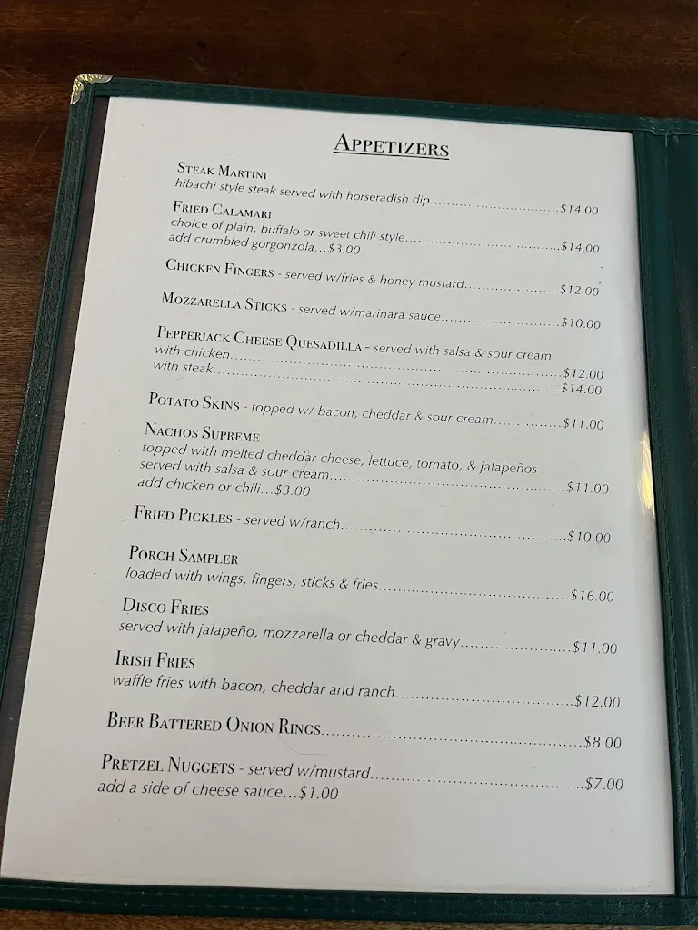 Menu_The Porch at Calabria_Orangeburg, NY_image_old_1