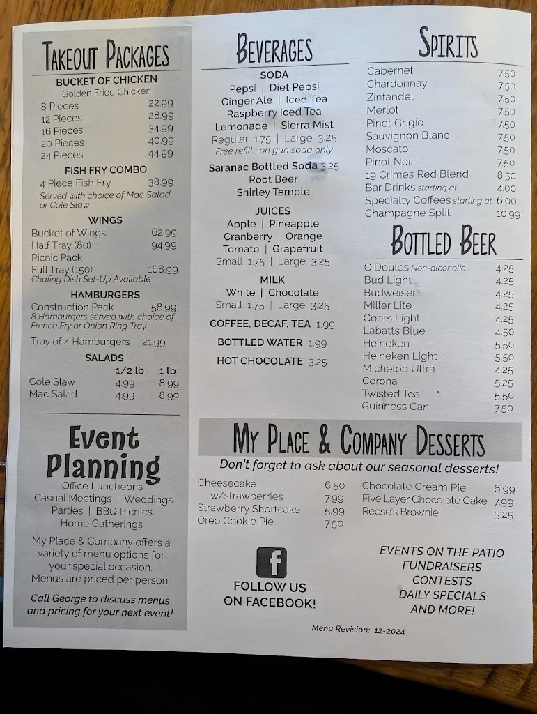 Menu_My Place & Co., Schodack_Castleton-On-Hudson, NY_image_old_3