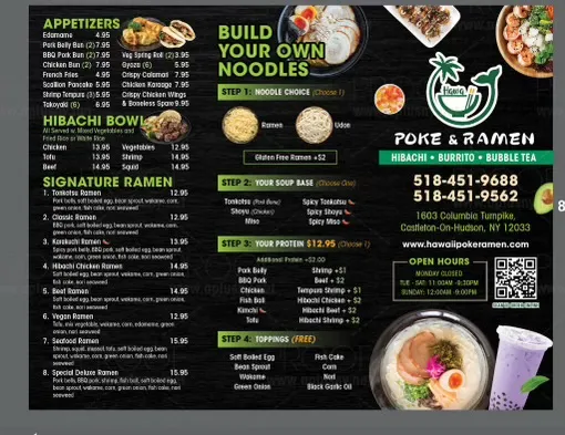 Menu_Hawaii poke & ramen_Castleton-On-Hudson, NY_image_old_3