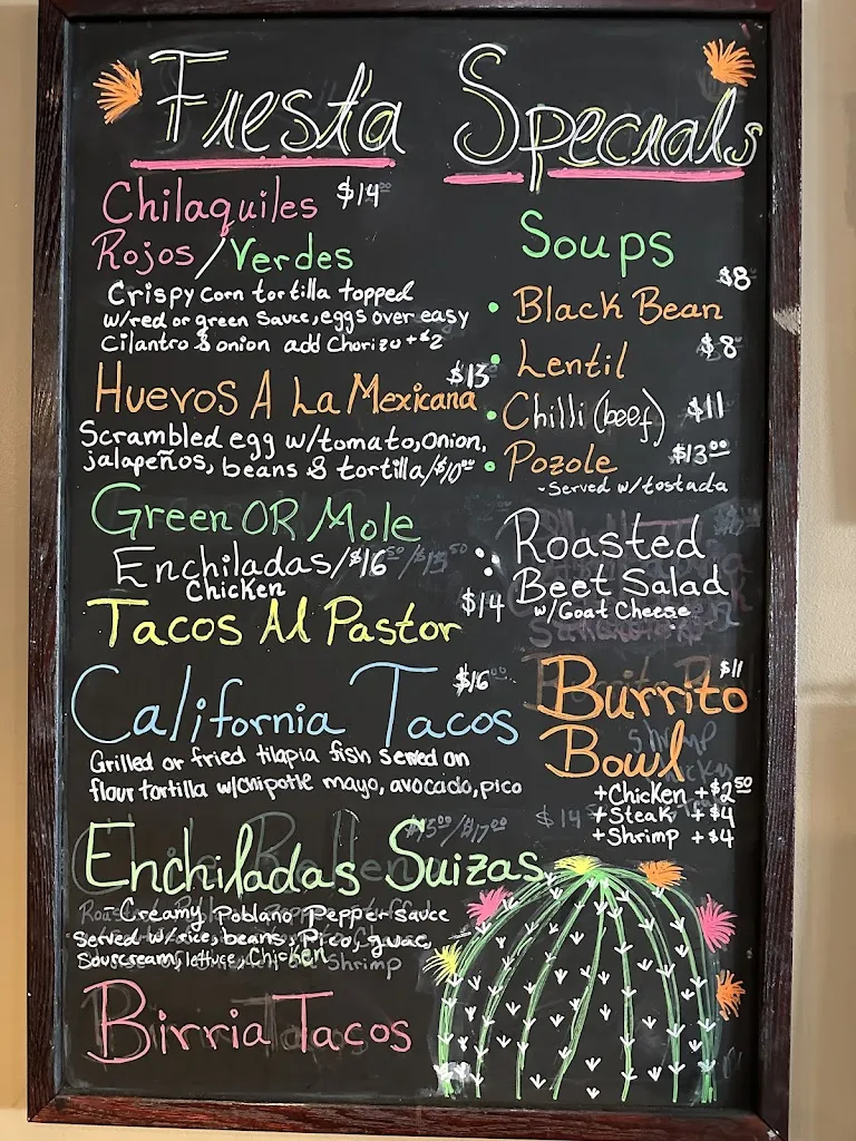 Menu_Fiesta Cafe_Chatham, NY_image_old_3