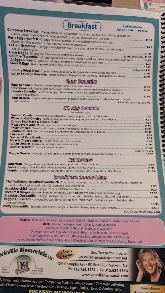 Menu_Charlie's Place_Clinton, NY_image_old_2