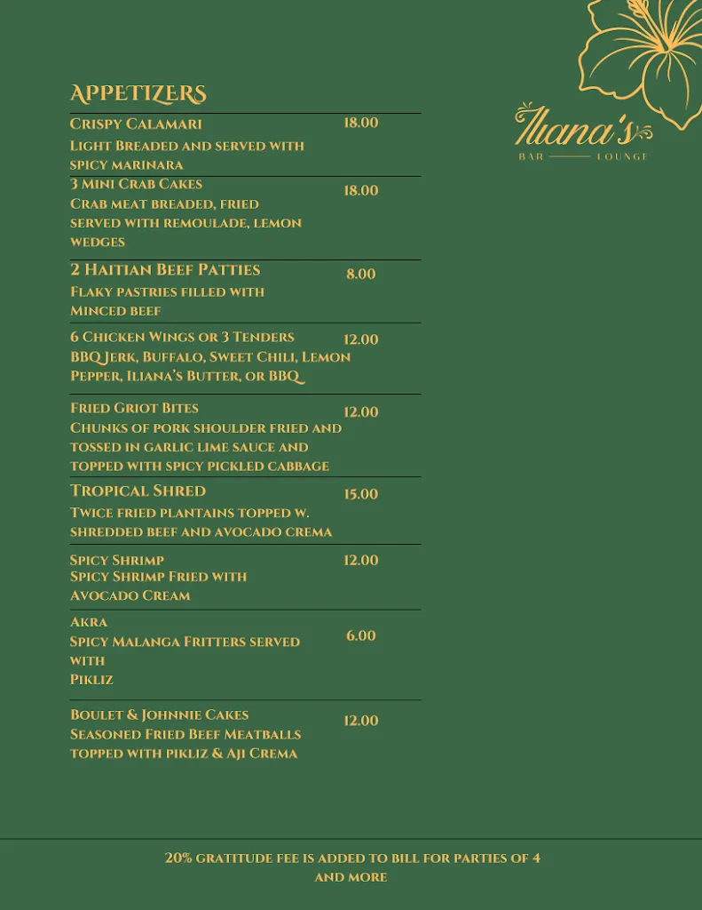 Menu_Iliana's Bar Lounge_College Point, NY_image_old_2