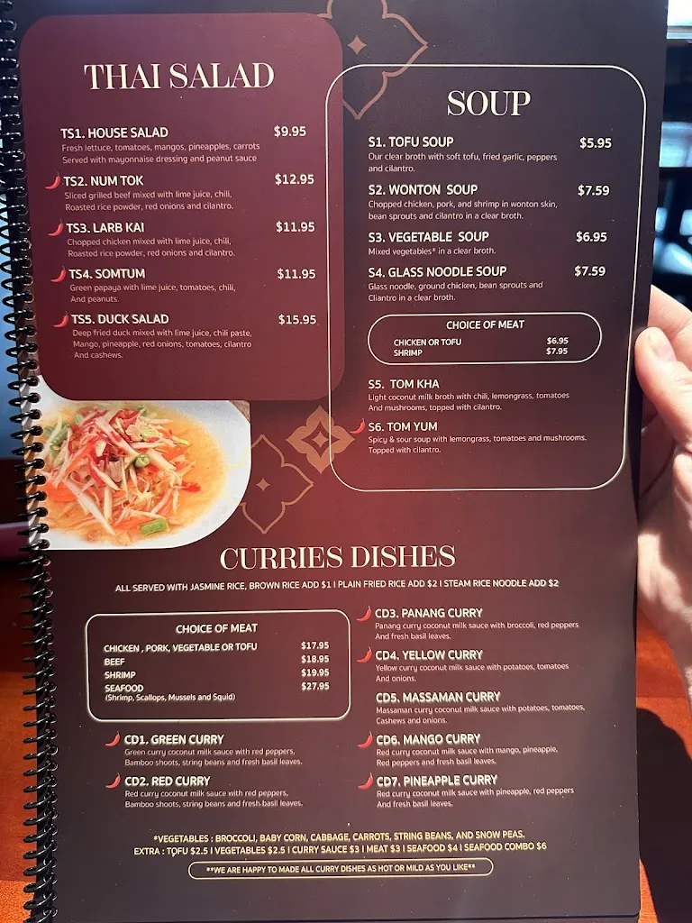Menu_Srisiam_Rensselaer, NY_image_old_1