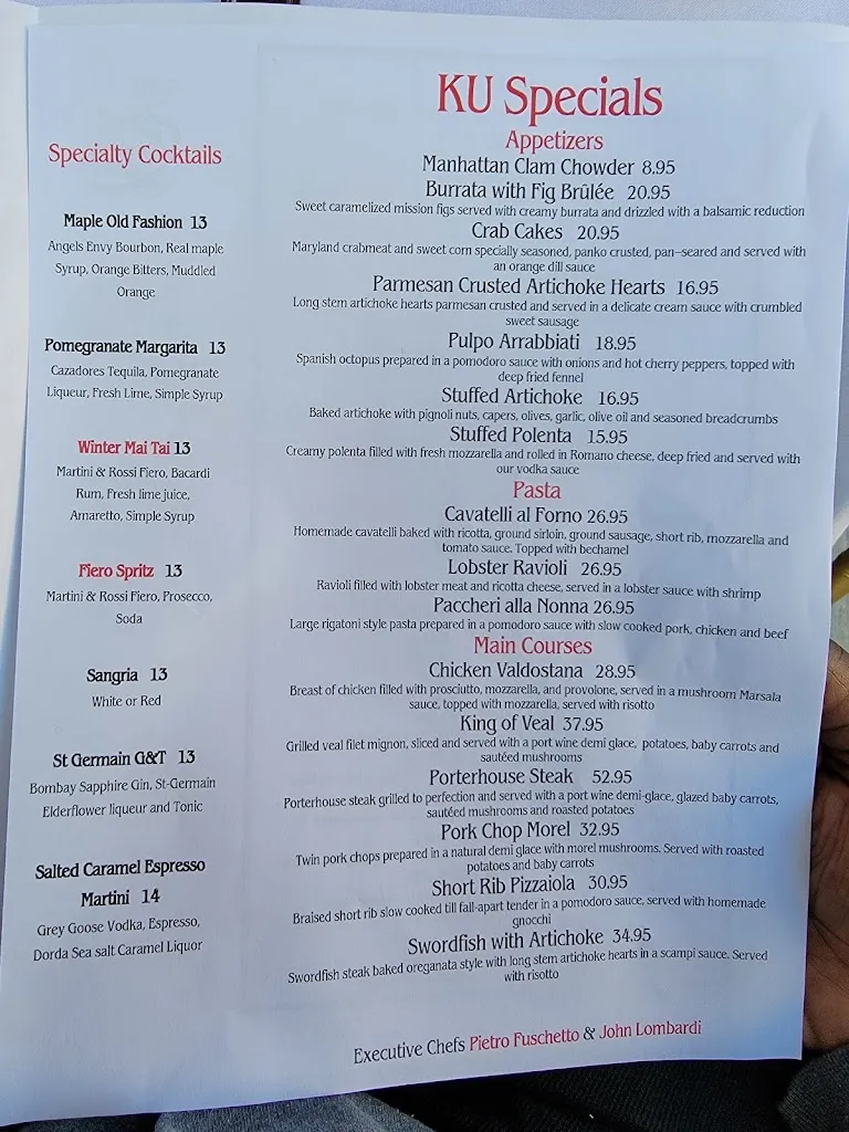Menu_King Umberto_Elmont, NY_image_old_3