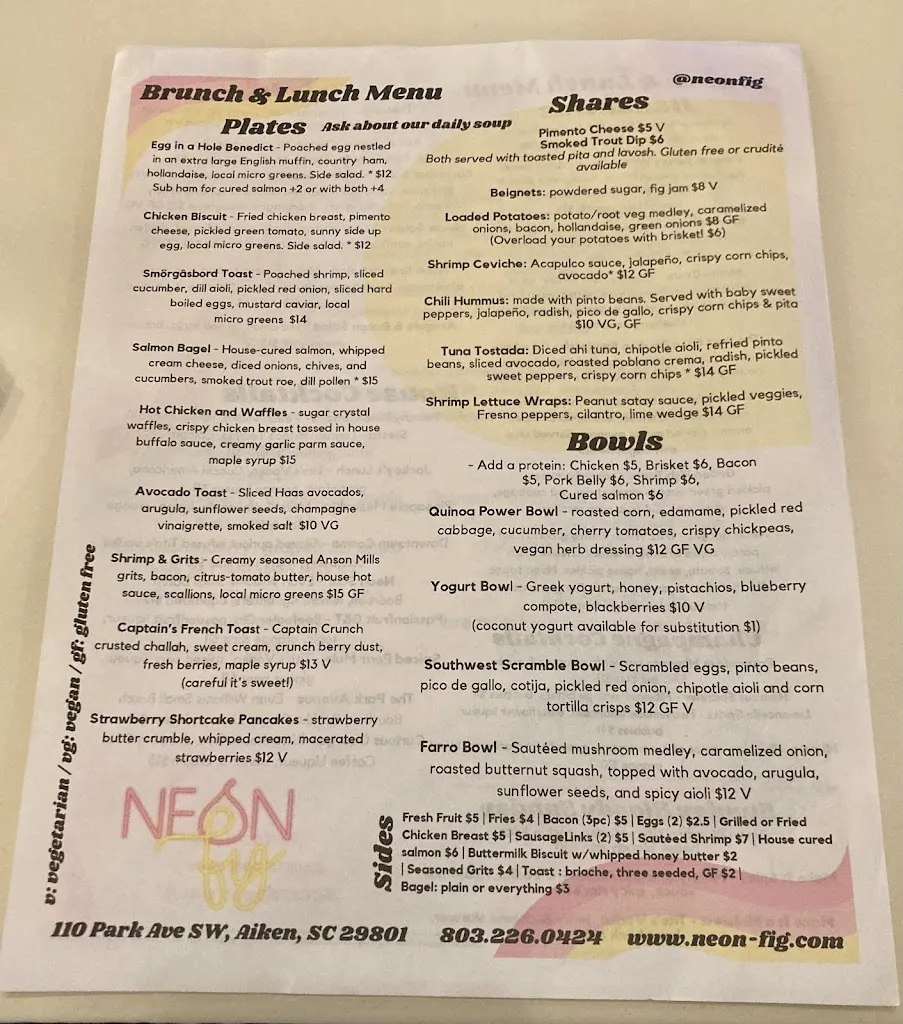Menu_Neon Fig_Aiken, SC_image_old_2
