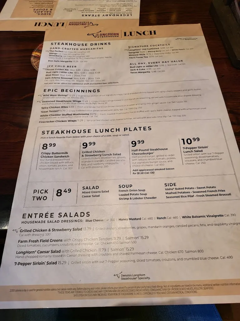 Menu_LongHorn Steakhouse_Greece, NY_image_old_1