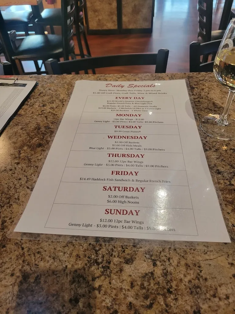 Menu_Bill Gray's Greece - N Greece Rd_Rochester, NY_image_old_2