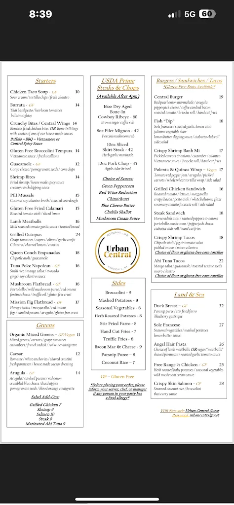 Menu_Urban Central_Hartsdale, NY_image_old_1