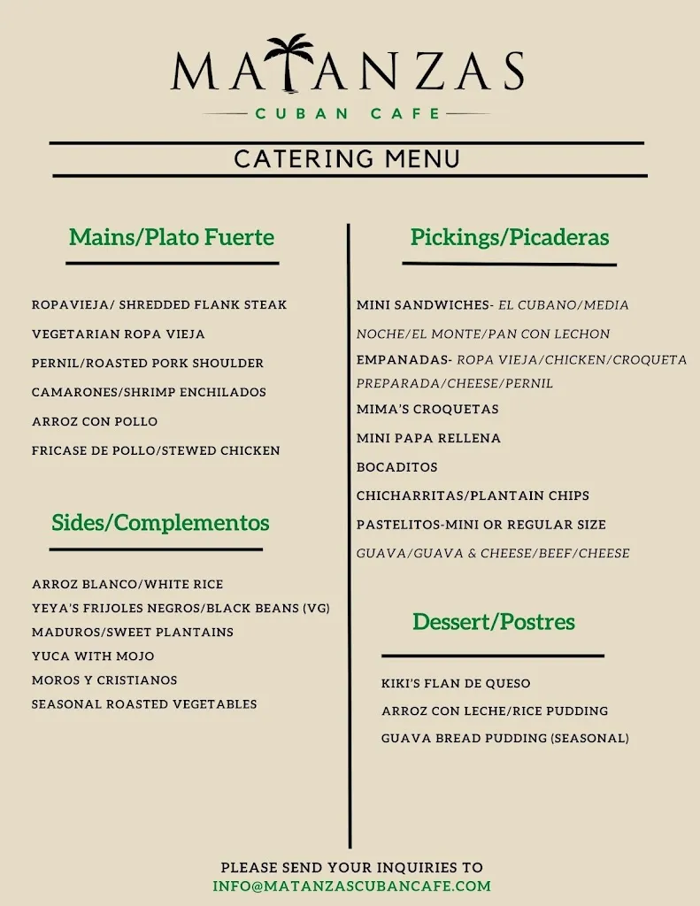 Menu_Matanzas Cuban Cafe_Hartsdale, NY_image_old_1