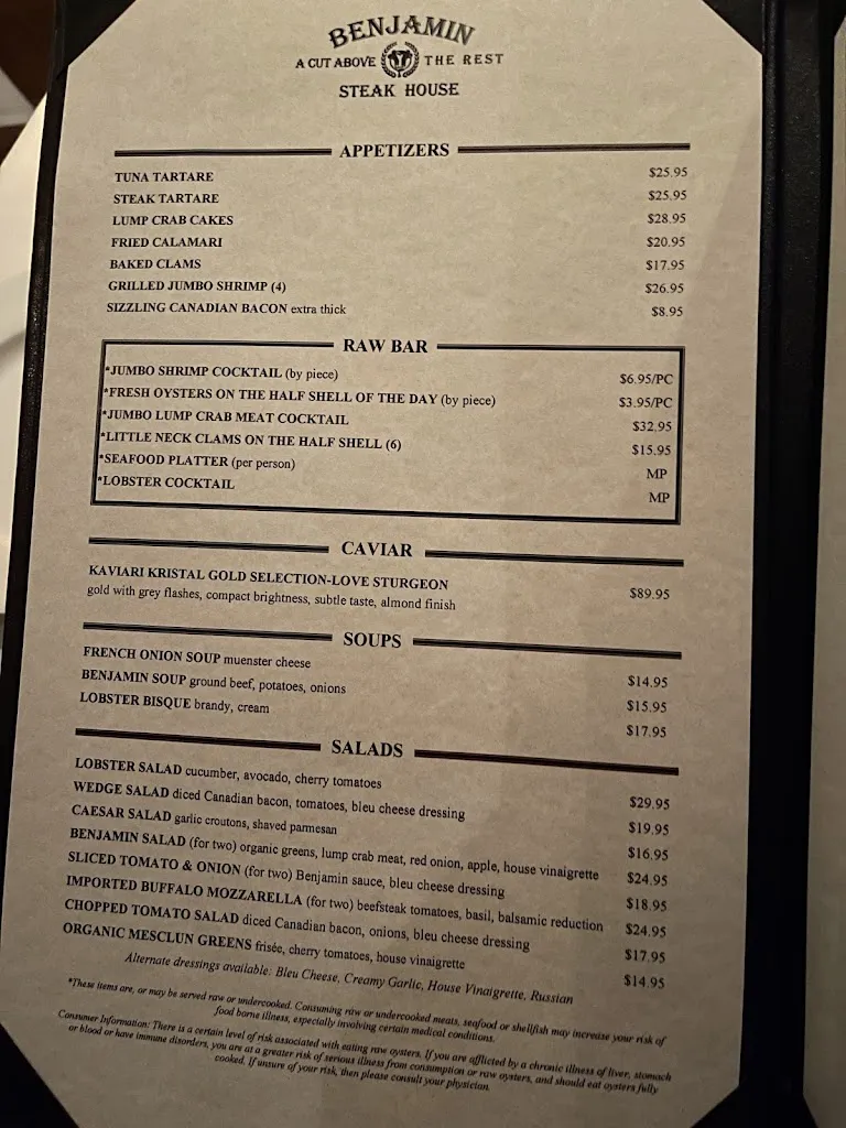 Menu_Benjamin Steakhouse_White Plains, NY_image_old_3