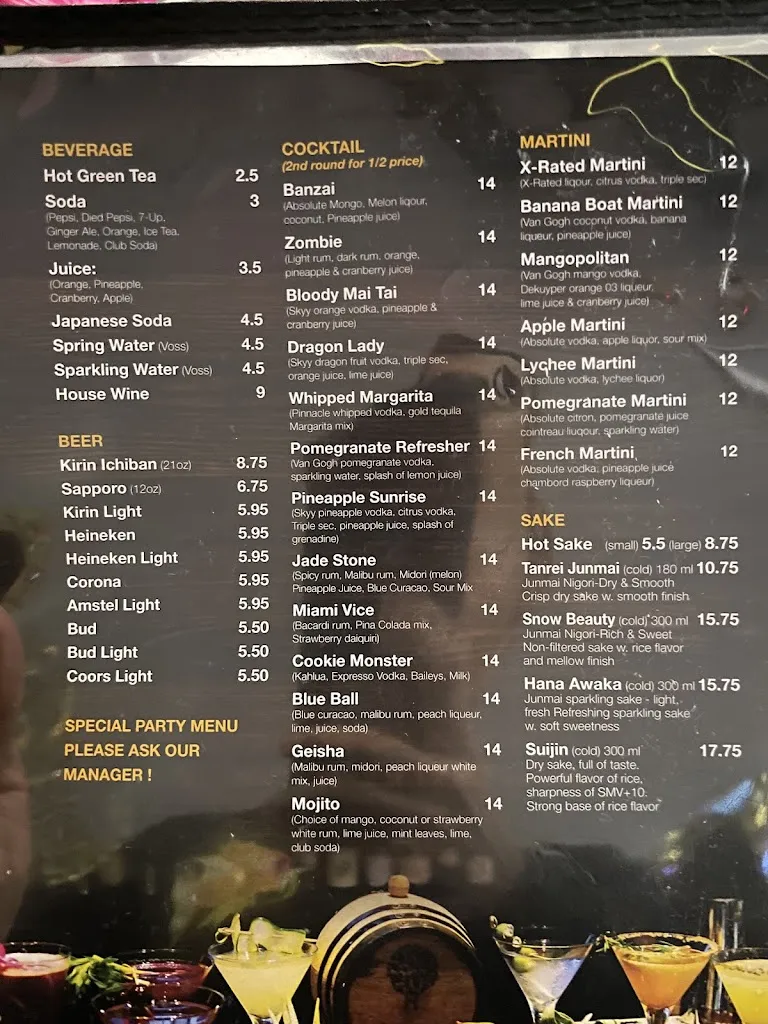 Menu_Banzai Steakhouse_Hartsdale, NY_image_old_1