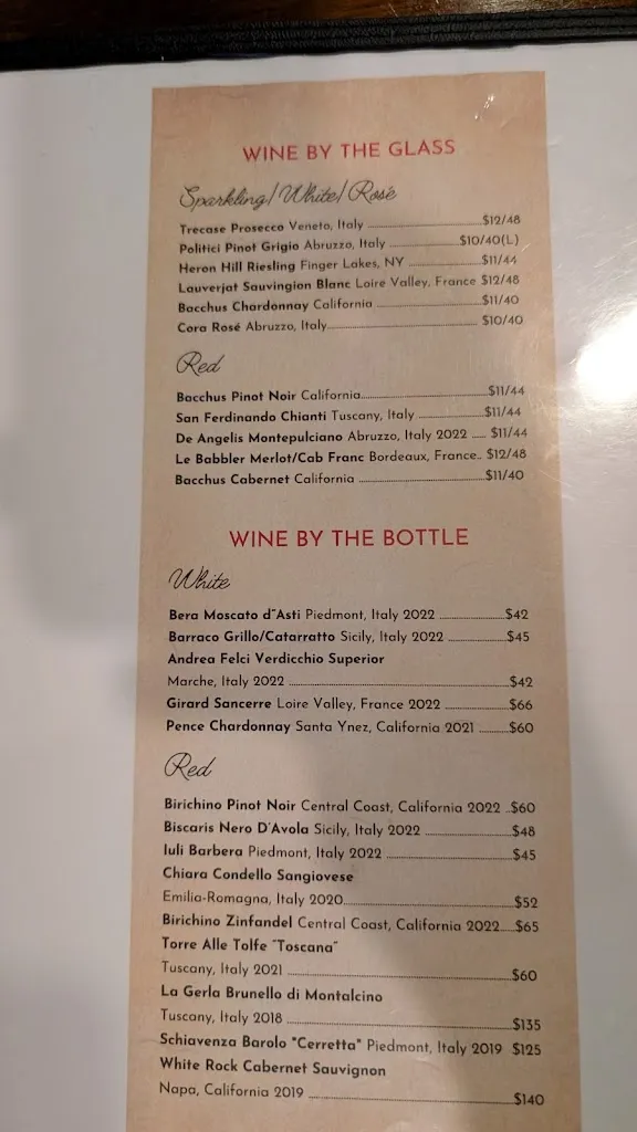 Menu_Bruno's_Lancaster, NY_image_old_2