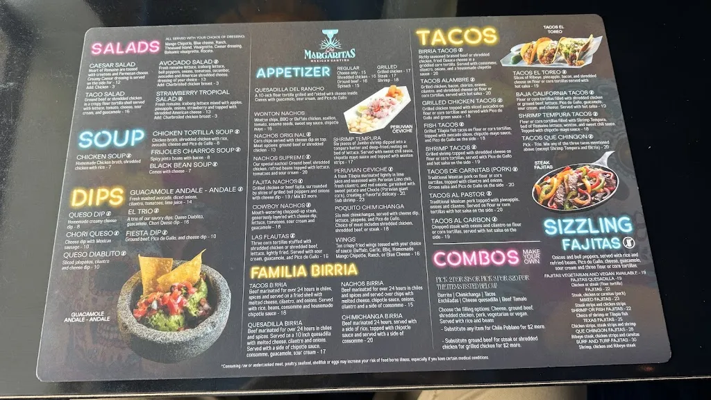 Menu_Las Margaritas Mexican Cantina_Latham, NY_image_old_1